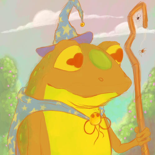 Toddrick “Todd” Toad - Frog Wizard